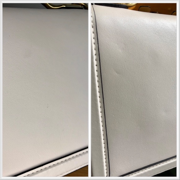 S⭕️LD‼️Coach 1941 Riley Top Handle 22 With Floral Applique Chalk - Picture 11 of 11